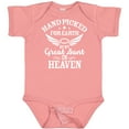 thumbnail image 3 of Inktastic Handpicked for Earth by My Great Aunt in Heaven Boys or Girls Baby Bodysuit, 3 of 5