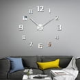 thumbnail image 1 of Reloj de pared grande con pegatina 3D de Vangold Modern Mute, ideal para decorar el hogar y la oficina, regalo grande, 1 of 5