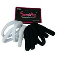 thumbnail image 2 of 120 pcs Elastic Hair Ties Holder (Black/White), 2 of 2
