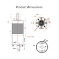 thumbnail image 3 of 36GP-3530 Planetary Gear Motor 12V 24V Adjustable Speed 8RPM~1621RPM High Torque Micro DC Brush Motor
--------
,Stable Internal Structure, 3 of 8