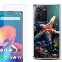 Phone Case for TCL K33 5G, with Screen Protector, by OneToughShield - Starfish