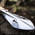 thumbnail image 3 of Gardening Trowel, Multifunctional Survival Digging Trowel, Light Weight Serrated Edge Digger with Sheath (Silver), 3 of 5