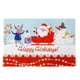 thumbnail image 2 of Juego de alfombrillas de taza de mantel de Navidad para vajilla, cubiertos, decoración en casa Trineo de santa Zulema Estera de tabla de la Navidad, 2 of 8