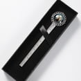 thumbnail image 5 of Christmas elk retro Vintage Silver Lace-Edged Bookmark: a Gift for Readers and Book Lovers, 5 of 5