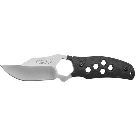 Camillus 3.5 Fixed Blade Tactical Knife, with Sheath