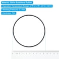 thumbnail image 4 of Uxcell 95x90x2.65mm Nitrile Rubber O Rings Metric Sealing Gasket, Black 5 Pack, 4 of 6