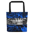 thumbnail image 1 of Black-blue Tote bag, 1 of 2