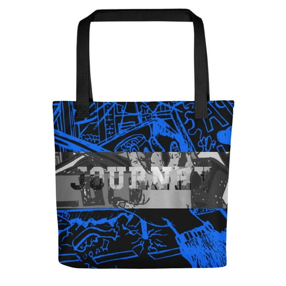 Sac Fourre-Tout Noir-Bleu