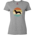 thumbnail image 3 of Inktastic Dachshund Dog Retro Sunset Women's T-Shirt, 3 of 5