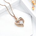 thumbnail image 2 of Cremation Jewelry Birthstone Heart Urn Necklace for Ashes for Women Gilrs Memorial Keepsake Urn Pendant for Human Pet Ashes, 2 of 5