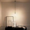 thumbnail image 4 of 1 Light Mini Pendant with Transitional Inspirations 13.75 inches Tall By 7 inches Wide-Natural Brass Finish-Clear Glass Color Bailey Street Home, 4 of 10