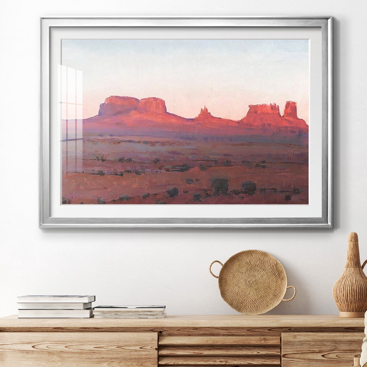 Red Rocks at Dusk II Premium Framed Print - Ready to Hang