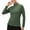 Army Green, variant on Women's Autumn and Winter Zipper Long-Sleeved Sports Jacket Tight Fitness Yoga Wear Elastic Quick-Drying Running Solid Color Top
