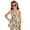 Beige - Horse, variant on DISNIMO Horse Print Girls Swimsuits One Piece Bathing Suits Sleeveless U Neck Swimwear with Skirt Quick Dry Swim Dress Size 3-13