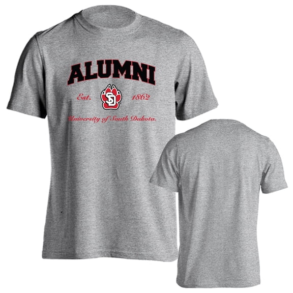 University of South Dakota Coyotes Alumni Proud Graduate Short Sleeve T-Shirt