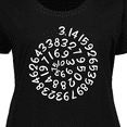 thumbnail image 4 of Inktastic Pi Day Pi Numerals in Spiral Women's Plus Size T-Shirt, 4 of 5
