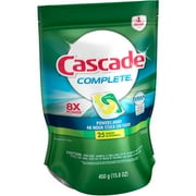 Cascade Complete ActionPacs Dishwasher Detergent Lemon Burst, 25 count