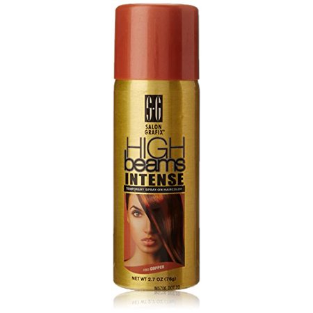 High Beams Intense Spray-On Hair Color -Copper - 2.7 Oz - Add Temporary ...