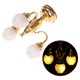 thumbnail image 2 of sweethay 1/12 casa de muñecas miniatura LED luces de techo decoración DIY candelabro alimentado por batería lámparas accesorios sala de casas de muñecas, 2 of 6