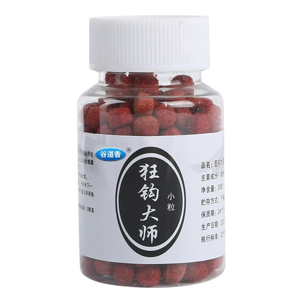 Cebos de pesca de gran alcance, señuelos de atracción de peces portátiles para carpa (grano pequeño)