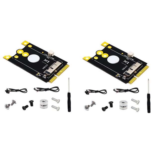 2X Versión de Actualización Mini Pcie (Mpcie) Placa Adaptadora Convertidora 12 + 6 Tarjeta Wifi Una Mini Pci-E para Broadcom Bcm94360Cd