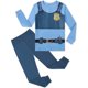 thumbnail image 1 of Pijama de esqueleto que brilla en la oscuridad, disfraz de Halloween para niños, a rayas, a cuadros, con luz nocturna, varios tamaños, 1 of 5
