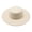 Beige, variant on Retro Flat Top Hat, Wool Felt Pork Pie Hat, Bowler Hat with Metal Ring, Wide Brim Trilby Hat for Women Men Autumn Winter