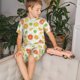 thumbnail image 4 of Balery Colorful Lemons Conjunto de Pijama Infantil de Manga Corta con Estampado – Ropa de Dormir de Algodón Suave-Small, 4 of 6