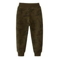 thumbnail image 2 of Piuwrlz Brown Sweatpants Teen Boys Cotton Jogger Pants Long Pant Brown Size 5 Years, 2 of 6
