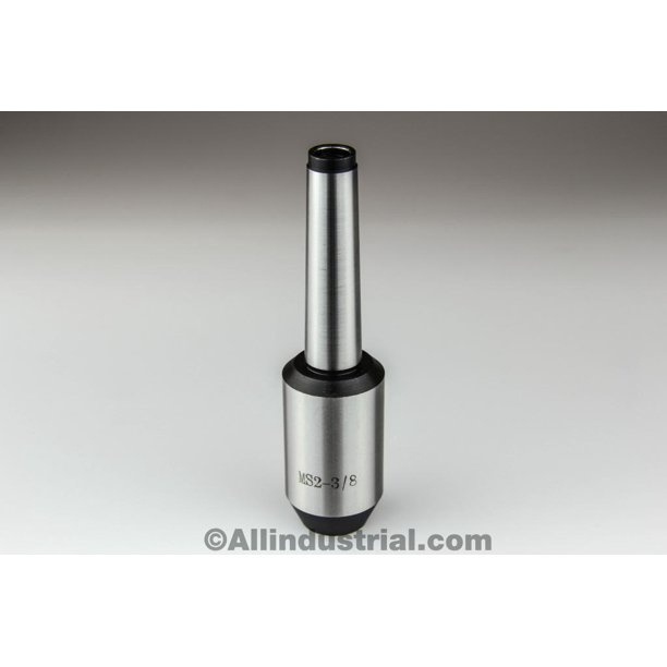 3/8" MT2 MORSE TAPER END MILL TOOL HOLDER ADAPTER 3/8"16 DRAWBAR END