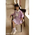 thumbnail image 4 of Sanrios-Conjunto de uniforme JK para niña, suéter de punto, cárdigan, camisa, Top, Falda plisada, dibujos animados, My Melody, Kuromi, Cinnamoroll, 3 piezas, 4 of 5