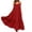Red, variant on Women's Summer Maxi Dress Plus Size Solid Color Blackless Dress flowy Swing A Line Dress 2026 Casual Boho Sleeveless Spaghetti Strap Smocked Tiered Long Beach Sundresses for Women