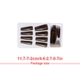 thumbnail image 3 of 1 Set French Tip Press on Nails Tool Toe Files Coffin False Toe Files Glittery Stick Full Cover Ballet Style Beauty Tool DIY Decorations Type 7, 3 of 6