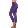 thumbnail image 2 of Yoga Leggings for Women, Solid Color Elastic Waist Stretch Pants, High Waist Sport Trousers, 2 of 9