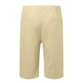 thumbnail image 7 of Riforla Summer Slim Cropped Pants Oversized Wide Leg Men's Hop Sports Casual Shorts Men Pants Beige XXXL, 7 of 7