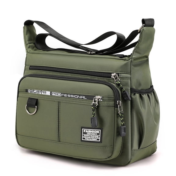 Men's Crossbody Shoulder Bags Large Capacity Bag Single Shoulder Bag Multi Pocket Bags Fashion Durable Backpack