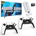thumbnail image 1 of Wireless retro game console with 40,000 built-in classic games, 4K HDMI TV output, 2.4G wireless controller, 64G nostalgic game stick, 1 of 4