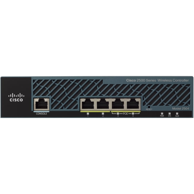 Cisco Air 2504 Wireless LAN Controller 4 x Network (RJ-45) Rack-mountable by Cisco