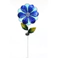 thumbnail image 1 of Benzara BM148502 Solar Blue Flower Garden Stake, 1 of 1