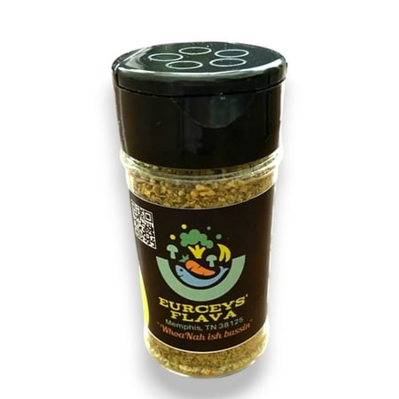 Eurceys' Flava® 3.5oz Salt-Free "Garlic Lemon Pepper" Cajun Spice Mix