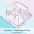 thumbnail image 3 of Clear Acrylic Q-Tip cottonswab Storage Box with Lid, Cotton Ball Swab Holder Cotton Bud Storage Box, Cosmetics Makeup Storage Holder Box Organizer Container, 3 of 8