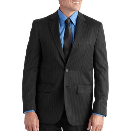 George Big Men's Pinstripe Dress Jacket