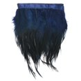 thumbnail image 1 of Fleco de Plumas de Gallo Uxcell, 2 Yardas 3-5" Fleco de Plumas Natural y Esponjoso para Manualidades [Azul Marino], 1 of 7