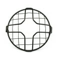 thumbnail image 5 of ALLTIMES 6.5 Inch Motorcycle Headlight Grill Light Cover, for Cruiser for Chopper for Bobber for Old School for Cafe Racer, Metal Black, 5 of 7