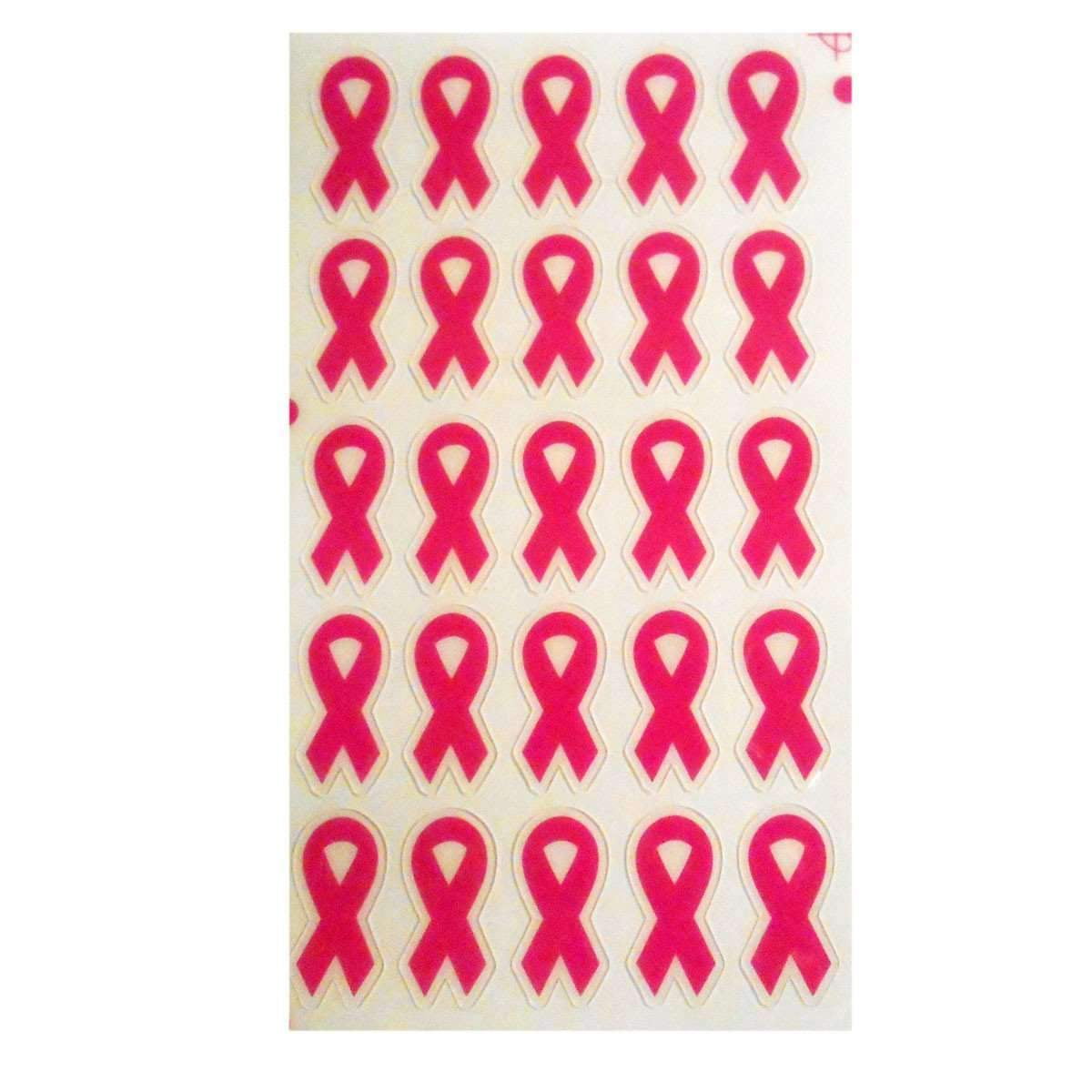 Breast Cancer Ribbon Helmet Decals