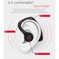 thumbnail image 5 of Bluetooth Earphone Headsets Office Handsfree Bluetooth Headset Headphones with Mic Voice Control Music Earbud (Black), 5 of 7
