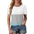 thumbnail image 5 of Tops for Women Trendy Going Out Cute Tops Going Out Plus Funny Tshirts Shirts Plus Size Sleeveless Blouses For Curvy, 5 of 6