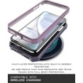 thumbnail image 3 of ArmadilloTek Vanguard Designed for iPhone 11 Pro Case (5.8 inches) Military Grade Full-Body Rugged with Built-in Screen Protector and Kickstand - Purple, 3 of 4