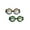 1 Brown, 1 Green, variant on Winking Glasses,Blink & Wink Novelty Blinking Glasses,Kinetic Crazy Eyes Sunglasses, For Prank, Party Jokes