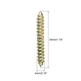 thumbnail image 2 of Unique Bargains 4x13mm Hanger Bolts, 48 Pack Double Ended Self-Tapping Thread Dowel Screws, 2 of 5